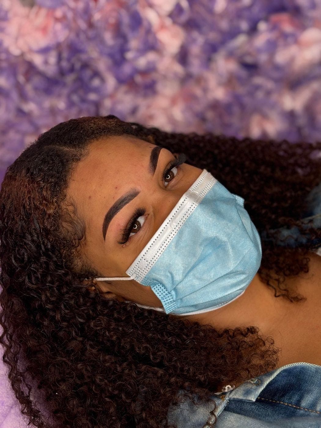 Brow tint and wax real client result — bold, structured definition